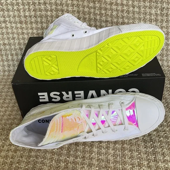 Converse Untitled Hi White/White/Iridescent MEN`S - Picture 4 of 16